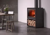 Stuv Freestanding Wood Stove w/ Storage Base
