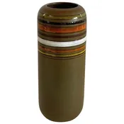 1960's Rosenthal Netter Striped Ceramic Vase for Bitossi, Italy — Klassik