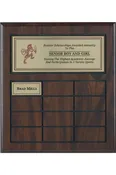 12 Plate, Routed, Perpetual Plaque-12x12