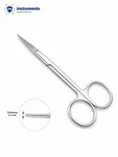4.5" Iris Scissors – Stainless Steel Dissection & Lab Training Tool