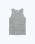 Alex Crane Lines Linen Tank Top