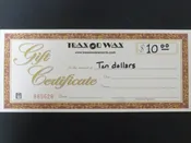 $10.00 Trax On Wax Gift Certificate — Trax on Wax