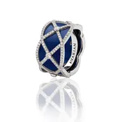 Blue Color with full Diamonds