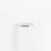 0.02cttw Diamond Ring In Sterl