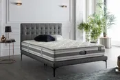 Button-Tufted Stratton Bed Frame & Headboard Set Upholstery