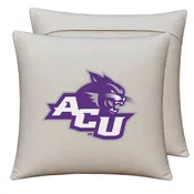 Abilene Christian University Officially Licensed 18" x 18" Throw Pillow Cover – Medley or Logo Design