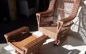 Rockport Gliding Chair and Ottoman