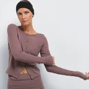 Merino Boatneck Cardigan