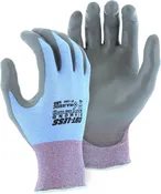 Cut-Less Diamond Seamless Knit Glove w/ Polyurethane Palm Coating