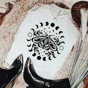 BUTTERFLY MOON PHASES  T-SHIRT