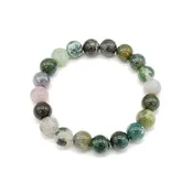 10MM GREEN STONE BRACELET (MB  2502 10MGR )