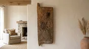 19th Century Cowrie Motif African Door