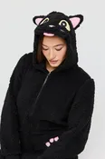 3D Cat Sherpa Onesie