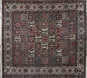 10.10x11.10  Antique bakhtiari #23173