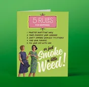 5 Rules for Happiness Card — Carmine & Hayworth Vintage
