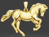 Equestrian Horse Pendant