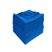All-Purpose Terry Weave Microfiber Towels, Edgeless, 200gsm, 16"x16", 25-Pack