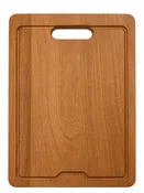 12-1/8" x 17-3/4" x 1" Rubberwood Cutting Board