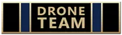 Blackinton A13202 DRONE TEAM Five Section Recognition Bar (1-3/8" x 3/8")