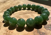 10mm Bead Bracelet, 6.5"