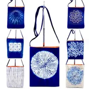 "Shibori" Crossbody Bags