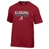Alabama Crimson Tide Champion T-Shirt - Crimson NCAA Tee