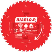 10″ X 40 TOOTH GENERAL PURPOSE SAW BLADE