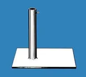 1-1/2″ Aluminum Flagpole Tire Mount