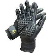 Pet Grooming Gloves – Shedding & Bathing Mitt for Dogs, Cats, Horses & Other Animals with Both Long and Short Fur
