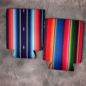 Aztec & serape koozies