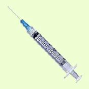 3cc 25 x 5/8" Needle Syringe Combo Luer Lock 100ct