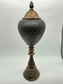 2pc Black/Gold Urn