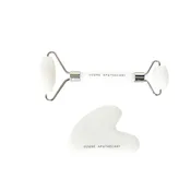 Jade Roller + Gua Sha Stone Facial Set