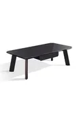 1-Drawer Ebony Coffee Table | OROA Modern Chadwick