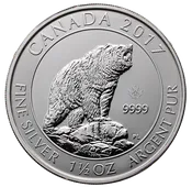Royal Canadian Mint – Silver Grizzly Bear
