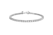 14K White Gold 5.02 CTW Four-Prong Diamond Tennis Bracelet