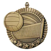 36030 Star Volleyball Medal 2.75″