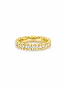 Diamond Eternity Band Yellow Gold