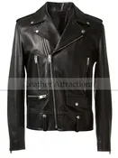 Brando Style Motorcycle Leather Jacket