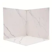 3PCS Photo Backdrop Boards, High-quality Material, Double-sided Design, White, Marbling, PVC Material, Modern Style, Square-Shaped Shooting Backdrops, Shooting Backdrops