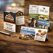 Folded Business cards