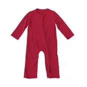 Coverall Romper in Crimson