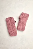 Addison Dusty Rose Knit Handwarmers
