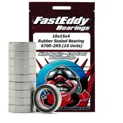 10x15x4 Rubber Sealed Bearing 6700-2RS 10 Units