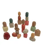 26 piece Wooden Stacking Rocks
