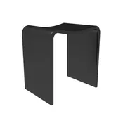 Bevis 15.7 in. x 11.8 in. Solid Surface Shower Stool