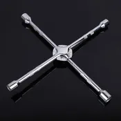18-Inch Cross Lug Wrench – Heavy-Duty 4-Way Wheel Nut Tool for Auto Repair