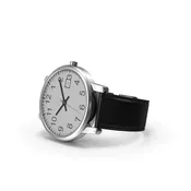 Silver man watch - Winter Jewelry