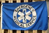 EMS First Responder Flag | 3x5’ Thin White Line Flag | Made in USA — Jon's Flags  & Poles