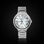 Cartier Ballon Bleu 42 mm White Dial WSBB0049